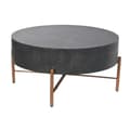 Miniatyrbillede 1 af 3: Sofabord DKD Home Decor Metal Aluminium 90 x 90 x 45 cm Mangotræ