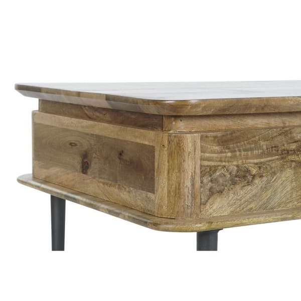 Sofabord DKD Home Decor 116 x 60 x 46 cm Metal Aluminium Mangotræ