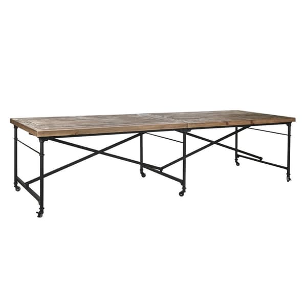 Matsalsbord Home ESPRIT Trä Metall 300 x 100 x 76 cm