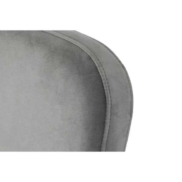 Lænestol DKD Home Decor Grå Metal 62 x 76 x 76 cm 55 x 71 x 72 cm