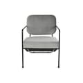 Miniatyrbillede 4 af 6: Lænestol DKD Home Decor Grå Metal 62 x 76 x 76 cm 55 x 71 x 72 cm