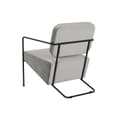 Miniatyrbillede 5 af 6: Lænestol DKD Home Decor Grå Metal 62 x 76 x 76 cm 55 x 71 x 72 cm