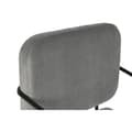 Miniatyrbillede 2 af 6: Lænestol DKD Home Decor Grå Metal 62 x 76 x 76 cm 55 x 71 x 72 cm