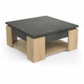 Miniatyrbillede 1 af 5: Sofabord Demeyere AUSTIN 80 x 80 x 37,2 cm