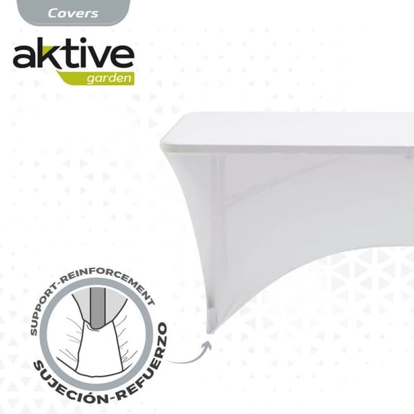Beskyttende case Aktive Hvid 183 x 76 x 76 cm Bord Tilbehør Køretøjer Vej (6 enheder)