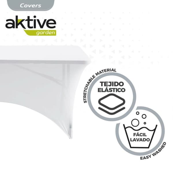 Beskyttende case Aktive Hvid 183 x 76 x 76 cm Bord Tilbehør Køretøjer Vej (6 enheder)