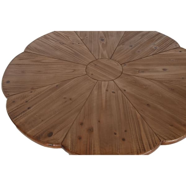 Matsalsbord Home ESPRIT Naturell Trä 100 x 100 x 77 cm