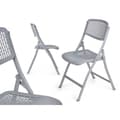 Miniatyrbillede 2 af 3: Polstrede Campingstol ZJ-Y59GR Grå 59 x 50 x 82 cm 108 x 13,5 x 50 cm (4 enheder)