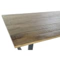 Miniatyrbild 3 av 7: Matsalsbord Home ESPRIT Svart Naturell Metall Mangoträ 200 x 100 x 76 cm