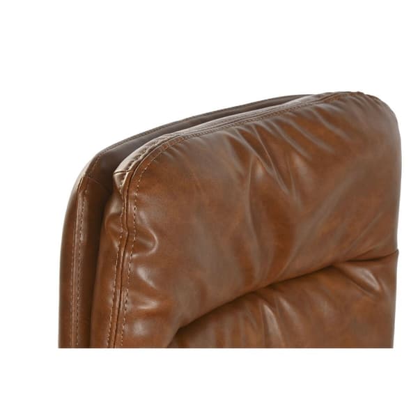 Matsalsstol Home ESPRIT Syntetiskt läder Metall 71 x 49 x 90 cm