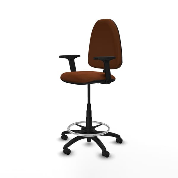 Kontorsstol Piqueras y Crespo B2D01RP Brun Hög