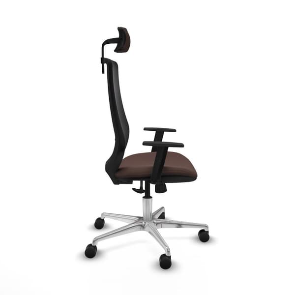 Kontorsstol Piqueras y Crespo D086N2W Svart Mörkbrun