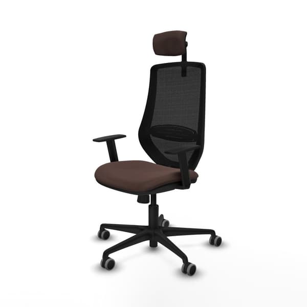 Kontorstol Piqueras y Crespo D036G2W Sort Mørkebrun