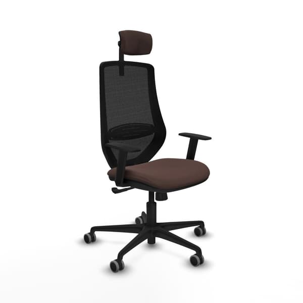 Kontorstol Piqueras y Crespo D036G2W Sort Mørkebrun