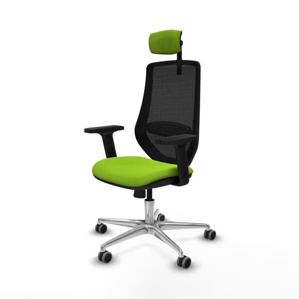 Kontorstol med hovedgærde Piqueras y Crespo D086G2W Pistacie