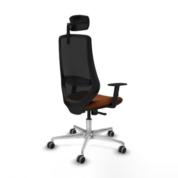 Kontorstol Piqueras y Crespo D086G2W Brun Sort