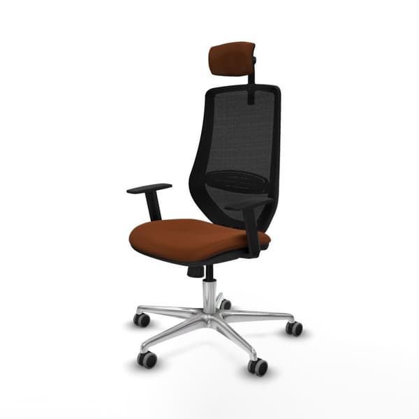 Kontorstol Piqueras y Crespo D086G2W Brun Sort