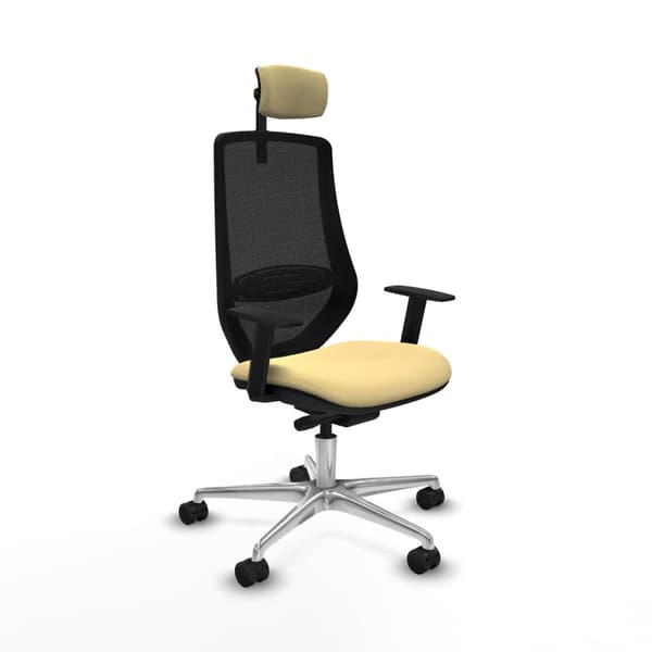 Kontorstol Piqueras y Crespo D086N2W Flødefarvet