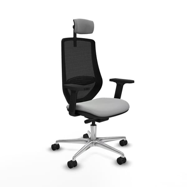 Kontorstol Piqueras y Crespo D086N2W Lysegrå