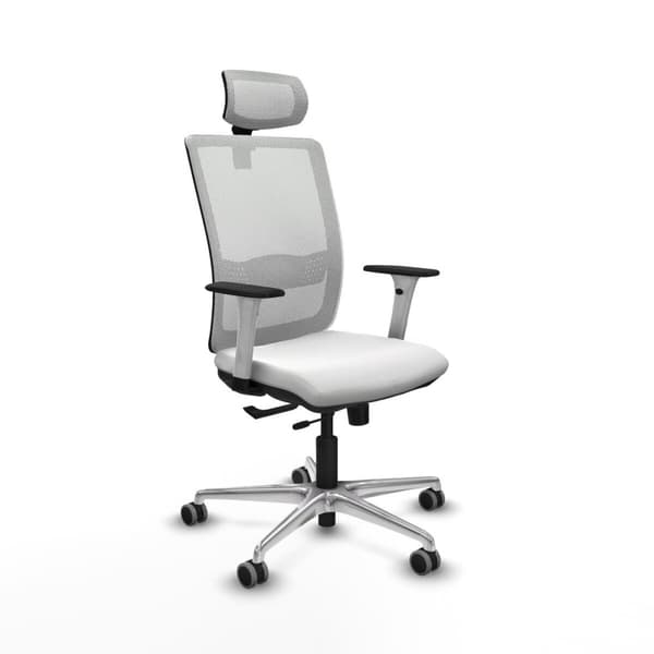 Kontorstol Piqueras y Crespo 1B086G2 Hvid