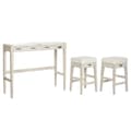 Miniatyrbillede 2 af 8: Spisebordsæt med stole Home ESPRIT Hvid Natur 112 x 40 x 96 cm