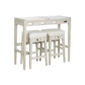 Miniatyrbillede 1 af 8: Spisebordsæt med stole Home ESPRIT Hvid Natur 112 x 40 x 96 cm