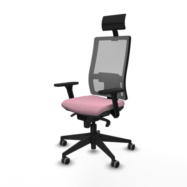 Kontorsstol med nackstöd Piqueras y Crespo 3D066G1 Rosa