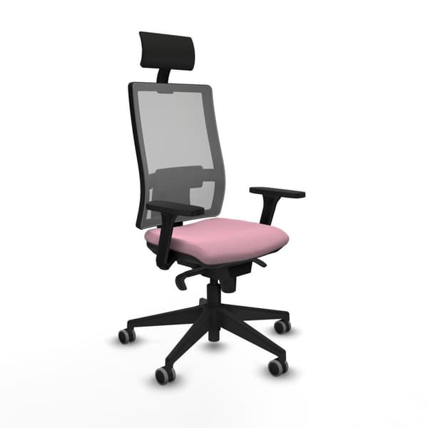 Kontorsstol med nackstöd Piqueras y Crespo 3D066G1 Rosa