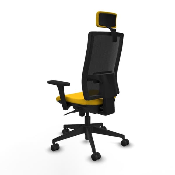 Kontorsstol Piqueras y Crespo 3D066N2 Gul