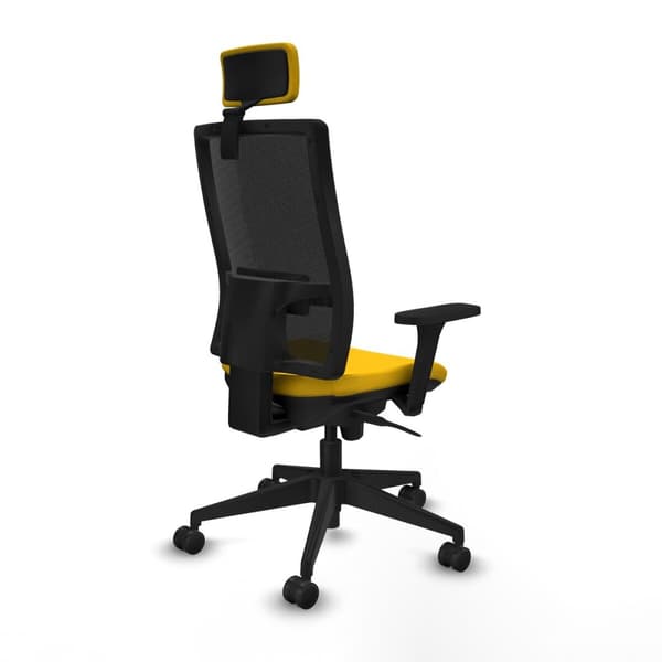 Kontorsstol Piqueras y Crespo 3D066N2 Gul