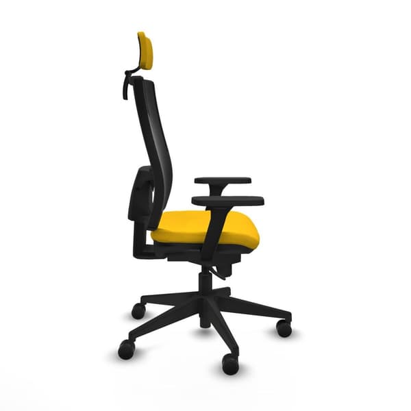 Kontorsstol Piqueras y Crespo 3D066N2 Gul