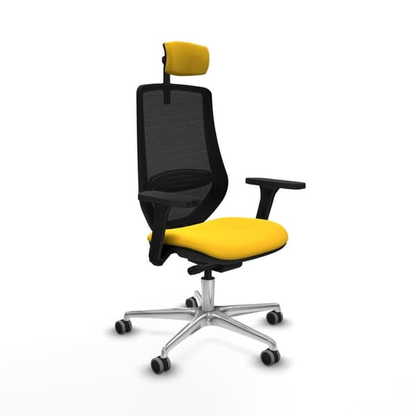 Kontorsstol Piqueras y Crespo D086G2W Gul