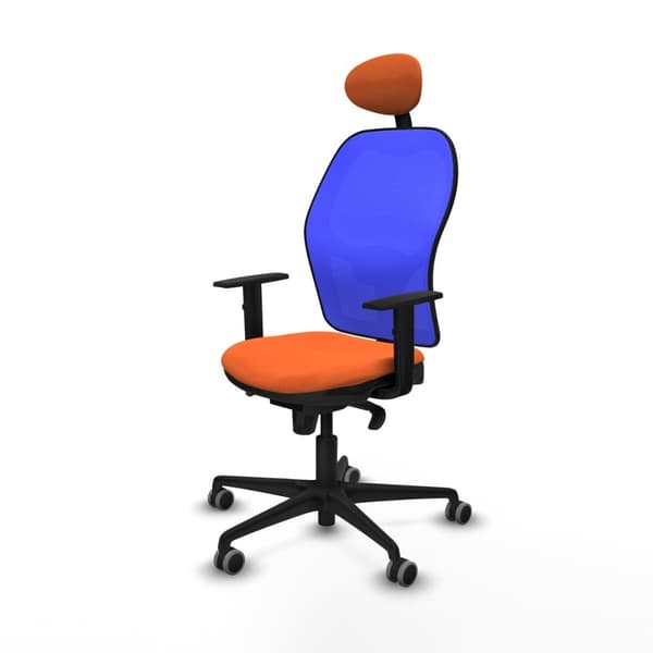Kontorsstol med nackstöd Jorquera Piqueras y Crespo 1D036G1 Orange