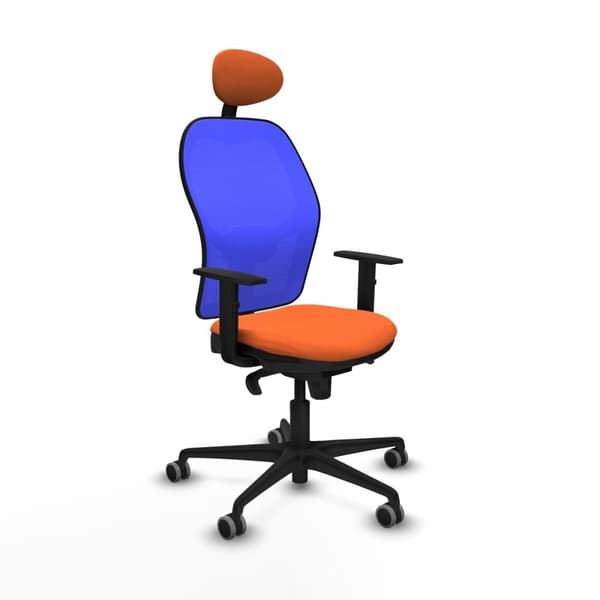 Kontorsstol med nackstöd Jorquera Piqueras y Crespo 1D036G1 Orange