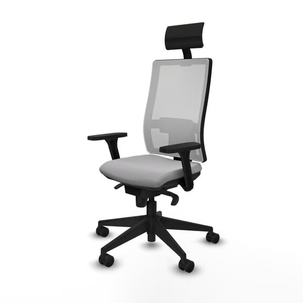 Kontorstol Piqueras y Crespo 3D066N1 Lysegrå