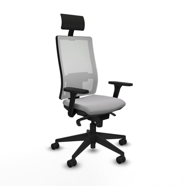Kontorstol Piqueras y Crespo 3D066N1 Lysegrå