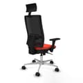 Miniatyrbillede 6 af 7: Kontorstol med hovedgærde Piqueras y Crespo 3D086N1 Mørk orange