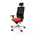Miniatyrbillede 2 af 7: Kontorstol med hovedgærde Piqueras y Crespo 3D086N1 Mørk orange