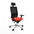 Miniatyrbillede 1 af 7: Kontorstol med hovedgærde Piqueras y Crespo 3D086N1 Mørk orange