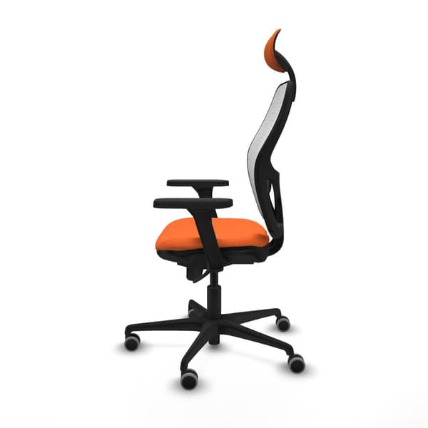 Kontorsstol med nackstöd Piqueras y Crespo 3D036G1 Orange