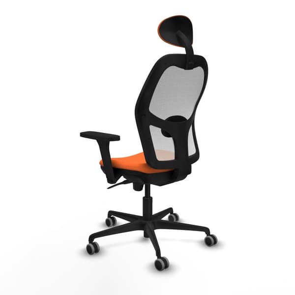 Kontorsstol med nackstöd Piqueras y Crespo 3D036G1 Orange