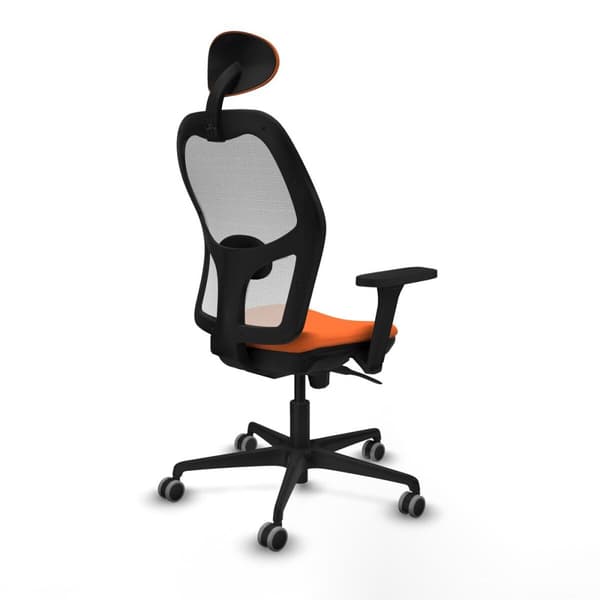 Kontorsstol med nackstöd Piqueras y Crespo 3D036G1 Orange