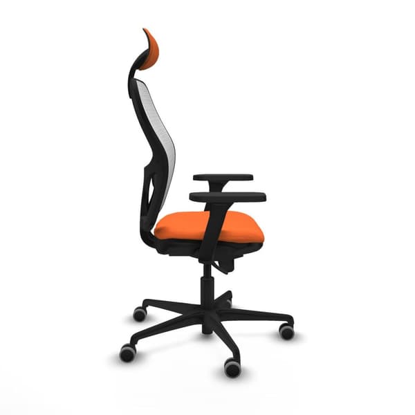 Kontorsstol med nackstöd Piqueras y Crespo 3D036G1 Orange