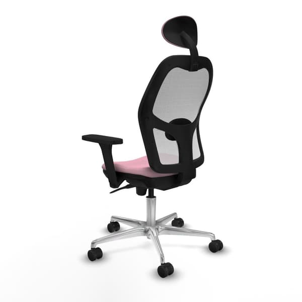 Kontorsstol med nackstöd Piqueras y Crespo 3D086N1 Rosa