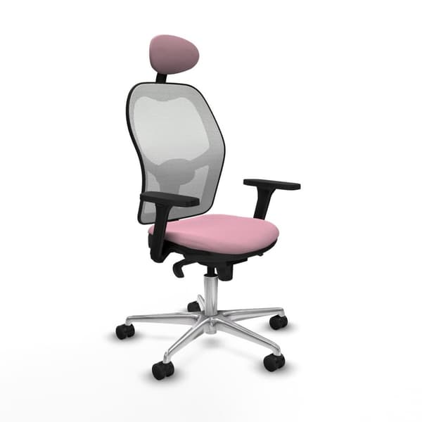 Kontorsstol med nackstöd Piqueras y Crespo 3D086N1 Rosa