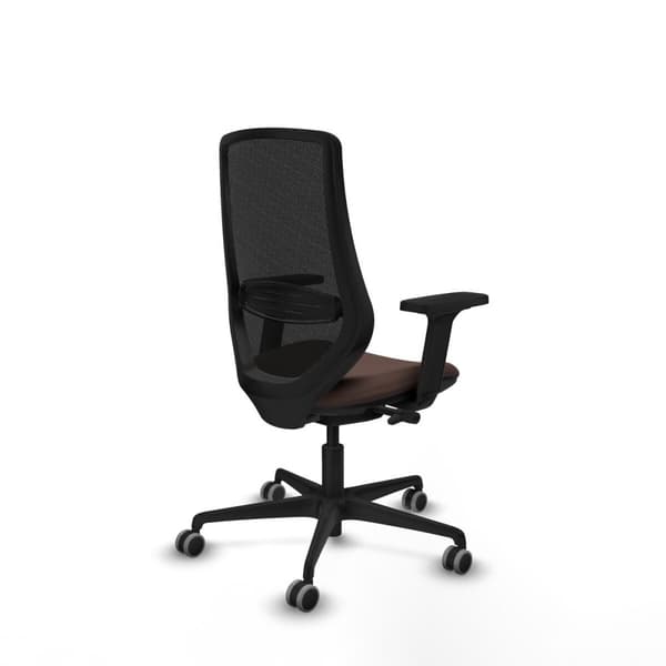 Kontorsstol Piqueras y Crespo D036G0W Svart Mörkbrun
