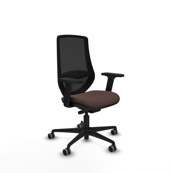 Kontorsstol Piqueras y Crespo D036G0W Svart Mörkbrun