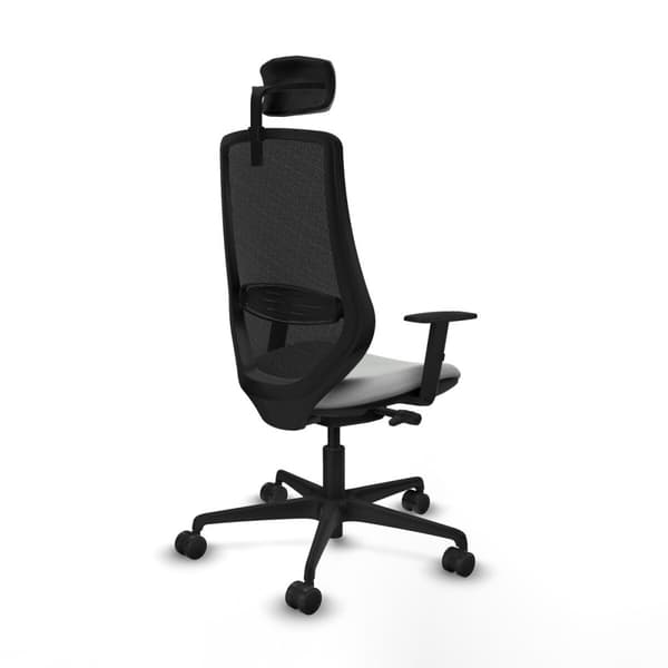 Kontorstol Piqueras y Crespo D036N2W Lysegrå