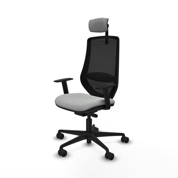 Kontorstol Piqueras y Crespo D036N2W Lysegrå