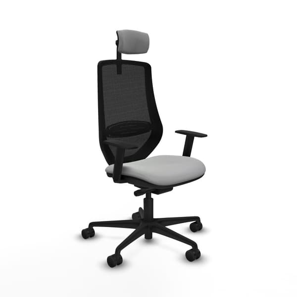 Kontorstol Piqueras y Crespo D036N2W Lysegrå